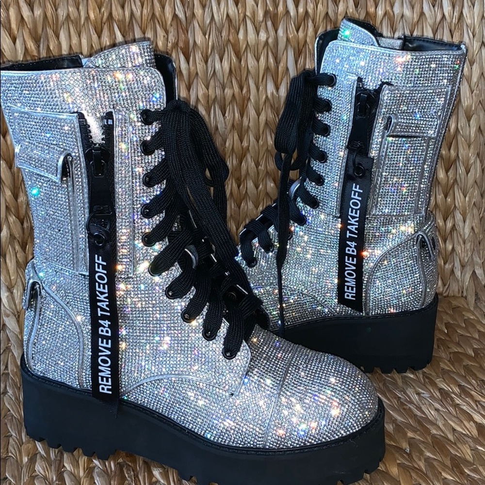 ✨Dolls Kill✨Poster GRL Billionaire Bling Boots